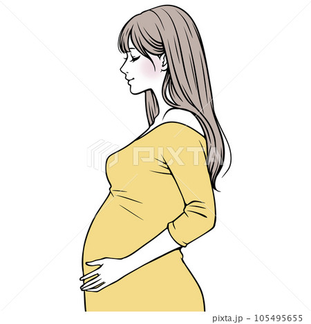 妊婦,マタニティ,妊娠,出産,産婦人科,ご懐妊,子育て,ママ,母,育児,安産,初産,高齢出産,不妊, 105495655