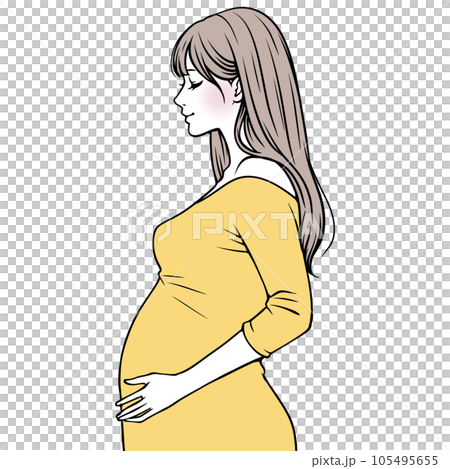 妊婦,マタニティ,妊娠,出産,産婦人科,ご懐妊,子育て,ママ,母,育児,安産,初産,高齢出産,不妊, 105495655