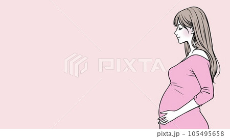 妊婦,マタニティ,妊娠,出産,産婦人科,ご懐妊,子育て,ママ,母,育児,安産,初産,高齢出産,不妊, 105495658