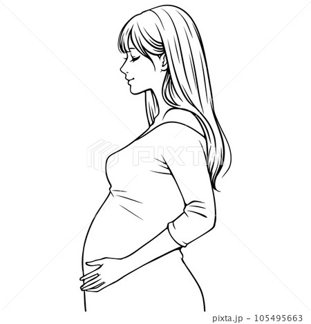 妊婦,マタニティ,妊娠,出産,産婦人科,ご懐妊,子育て,ママ,母,育児,安産,初産,高齢出産,不妊, 105495663
