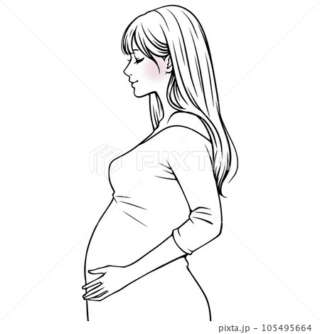妊婦,マタニティ,妊娠,出産,産婦人科,ご懐妊,子育て,ママ,母,育児,安産,初産,高齢出産,不妊, 105495664