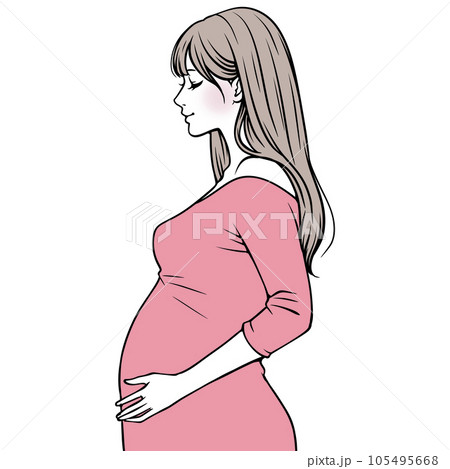 妊婦,マタニティ,妊娠,出産,産婦人科,ご懐妊,子育て,ママ,母,育児,安産,初産,高齢出産,不妊, 105495668