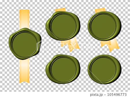 Olive green label set Olive green label set 105496773