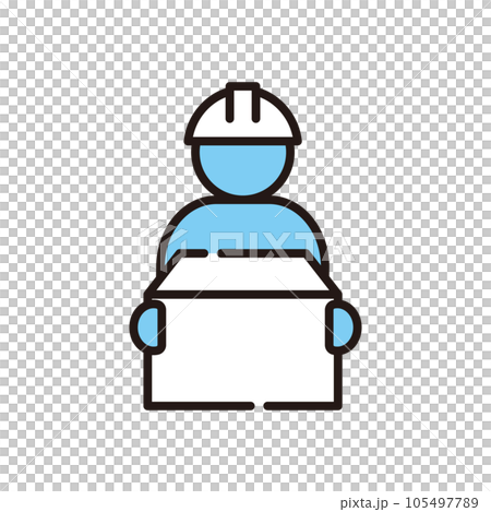 作業員　軽作業　アイコン 105497789