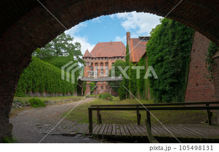 Castle of the Teutonic Knights Order in Malbork, Poland, is the largest castle in the world. Malbork Poland. Castle of the Teutonic Knights Order in Malbork, Poland, is the largest castle in the world. Malbork Poland. 105498131