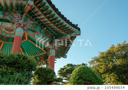 Haengjusanseong Fortress traditional pavilion in Goyang, Korea 105499034
