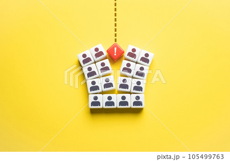 The threat puts the team in danger of breaking up. People are divided into two groups. The threat puts the team in danger of breaking up. People are divided into two groups. 105499763