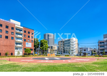 東京都品川区の都市風景　しながわ中央公園 105499999