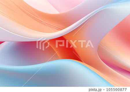 Abstract 3D Colorful Liquid Wave Background 105500877