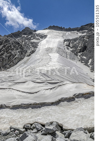 tonal ice covered with heat shields to preserve the ice from heat. italy tonal ice covered with heat shields to preserve the ice from heat. italy 105501385