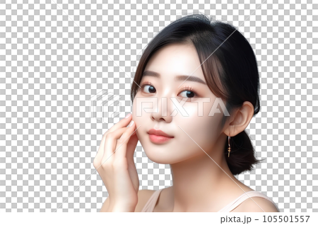 美容エステで美白を手に入れた女性 AI生成 美容エステで美白を手に入れた女性 AI生成 105501557