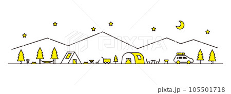 キャンプ アイコン キャンプ アイコン 105501718