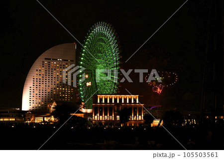 日本の横浜都市景観 2023・美しいハート…「みなとみらいスマートフェスティバル2023」 日本の横浜都市景観 2023・美しいハート…「みなとみらいスマートフェスティバル2023」 105503561