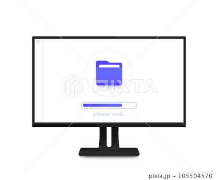 Move or copy files in folder, design with monitor 105504570