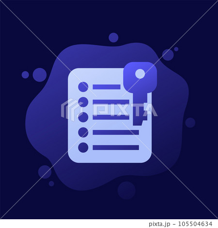 key takeaway icon, vector design key takeaway icon, vector design 105504634
