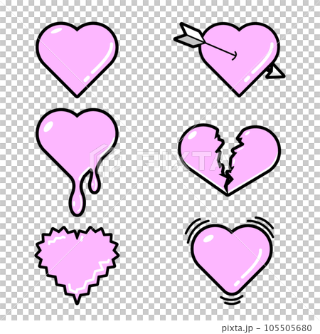 Pop heart (png set) Pop heart (png set) 105505680