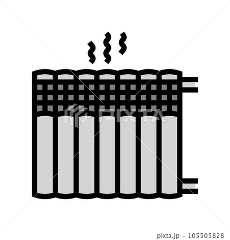 radiator color icon vector illustration 105505828
