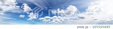 Cloudscape on the blue sky in sunny day in summer. Cloudscape on the blue sky in sunny day in summer. 105505895