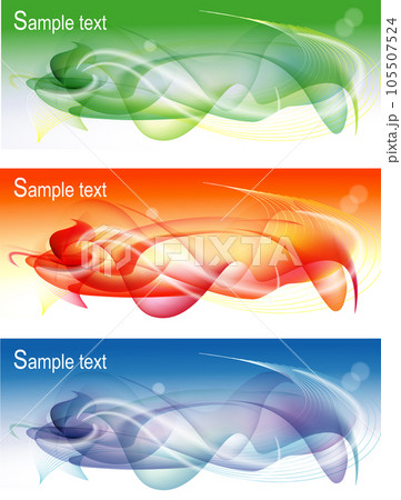 Colorful abstract banners 105507524
