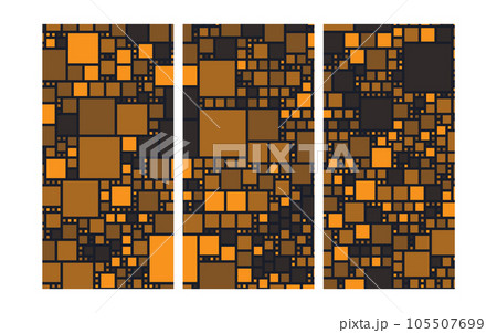 Blockchain MPU banner ad. Web3 and cryptocurrency background 105507699