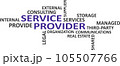 word cloud - service provider 105507766