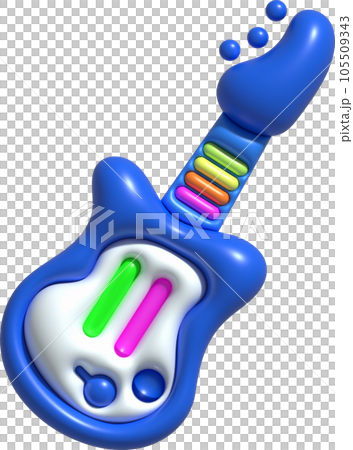 3d icon toy guitar,Funny children's toys 105509343