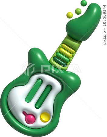 3d icon toy guitar,Funny children's toys 105509344