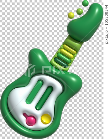 3d icon toy guitar,Funny children's toys 105509344