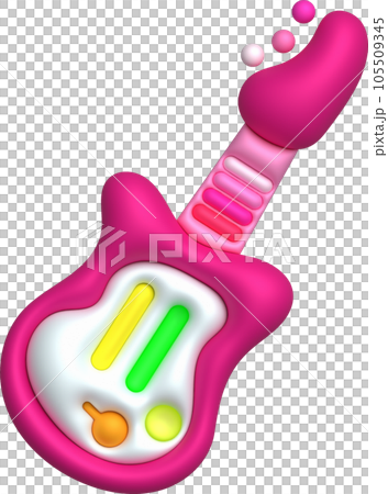 3d icon toy guitar,Funny children's toys 3d icon toy guitar,Funny children's toys 105509345