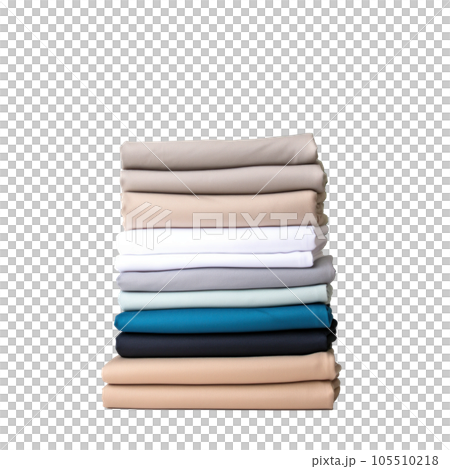 Stack of clothes isolated Stack of clothes isolated 105510218