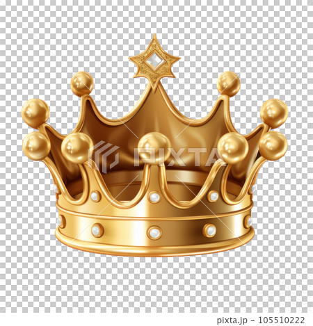 Golden crown isolated Golden crown isolated 105510222