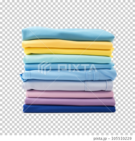 Stack of clothes isolated Stack of clothes isolated 105510229