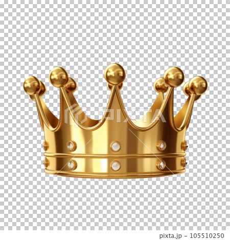 Golden crown isolated Golden crown isolated 105510250