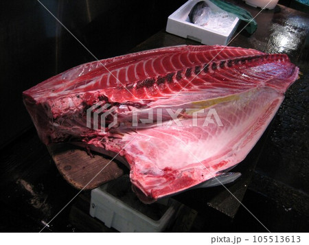 築地市場のネタ 「マグロ解体」 築地市場のネタ 「マグロ解体」 105513613