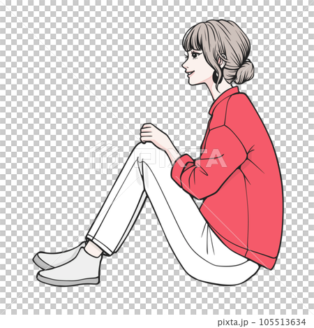 女性のイラスト素材 105513634