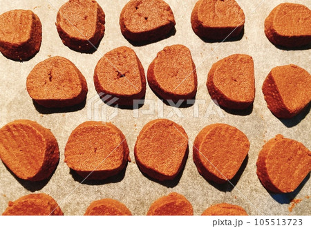 手作りのココアクッキー 105513723