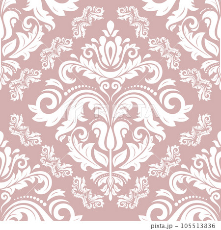 Classic Seamless Fine Pattern With Arabesques 105513836