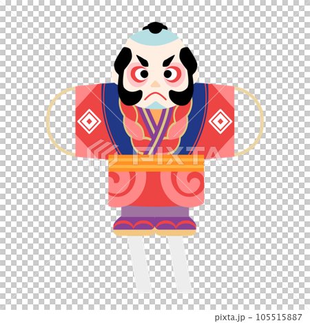 奴凧（やっこだこ）のイラスト 105515887