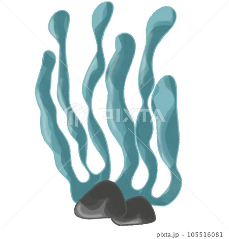 Sea food element and icon in cartoon style. Sea food element and icon in cartoon style. 105516081