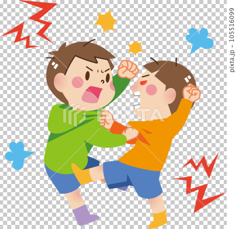 Fighting Boys Stock Illustration - Download Image Now - Child, Fighting,  Arguing - iStock