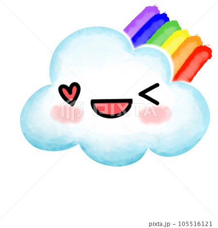 Cute clouds in the sky 105516121