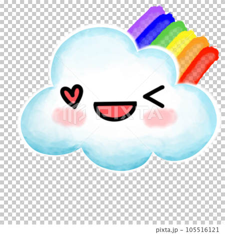 Cute clouds in the sky 105516121