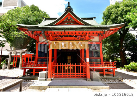 水鏡天満宮 ビルの谷間の神社 福岡市中央区天神1-15-4 水鏡天満宮 ビルの谷間の神社 福岡市中央区天神1-15-4 105516618