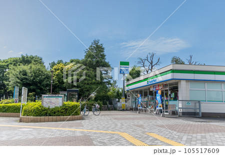 駅前風景 航空公園駅 駅前風景 航空公園駅 105517609