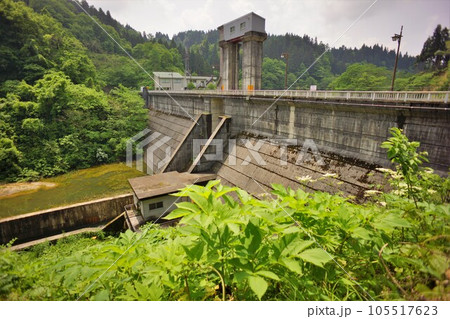 下条川ダムの堤体 105517623