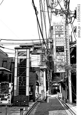 【マンガカット風京都】昼の飲み屋街は夜の残り香が漂う異空間 【マンガカット風京都】昼の飲み屋街は夜の残り香が漂う異空間 105519681