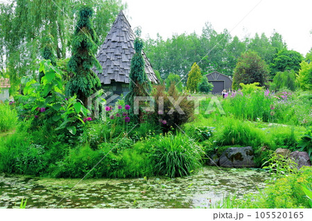 北海道紀行　6月の上野ファーム　午後のガーデン 105520165