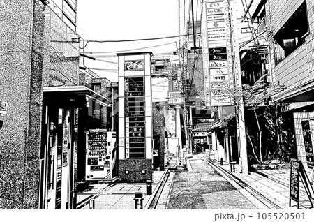 【京都白黒】昼の飲み屋街は夜の残り香が漂う異空間 【京都白黒】昼の飲み屋街は夜の残り香が漂う異空間 105520501
