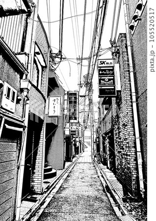 【京都白黒】昼の飲み屋街は夜の残り香が漂う異空間 【京都白黒】昼の飲み屋街は夜の残り香が漂う異空間 105520517