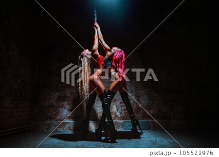 Two sexy women Two sexy women 105521976